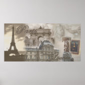 Paris Collage Poster (Voorkant)