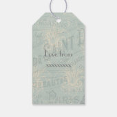 Paris Corporate Party voegt logo toe Cadeaulabel (Achterkant)