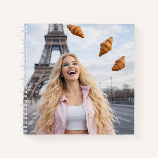 PARIS - CROISSANTS NOTITIEBOEK (Voorkant)