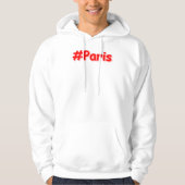"#Paris" Cute Design. Bestel nu Hoodie (Voorkant)