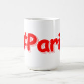 "#Paris" Cute Design. Bestel nu Koffiemok (Center)