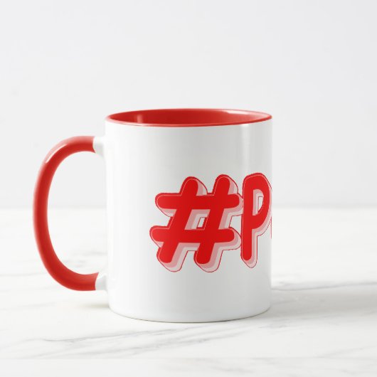 "#Paris" Cute Design. Bestel nu Mok (Links)