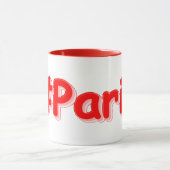 "#Paris" Cute Design. Bestel nu Mok (Midden)