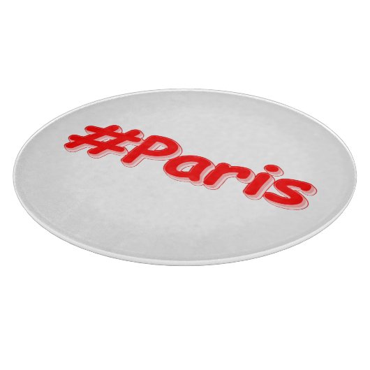 "#Paris" Cute Design. Bestel nu Snijplank (Hoek)
