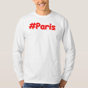 "#Paris" Cute Design. Bestel nu T-shirt
