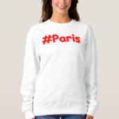 "#Paris" Cute Design. Bestel nu Trui (Voorkant)