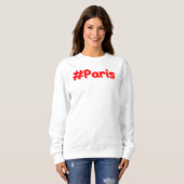 "#Paris" Cute Design. Bestel nu Trui (Voorkant volledig)