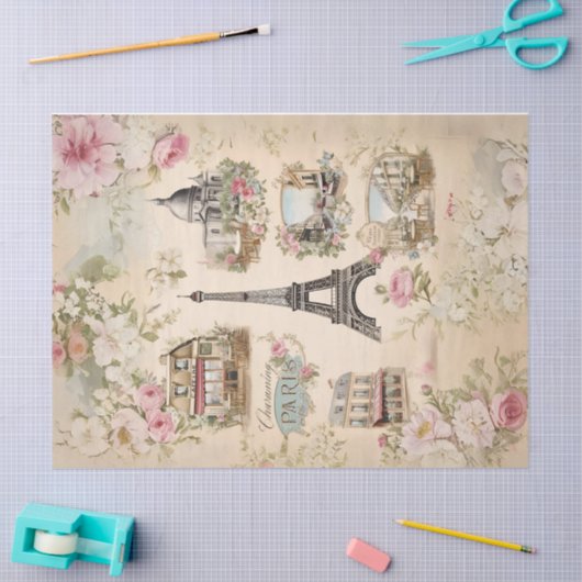 Paris Decoupage Tissue Paper Tissuepapier (Craft)