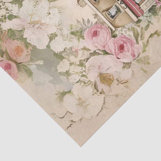 Paris Decoupage Tissue Paper Tissuepapier (Detail)