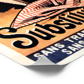 Paris Delprade Mystere. 1889  bioscoop Poster (Hoek)