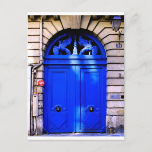 Paris Doorway Briefkaart