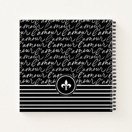 Paris Dreaming monogram Notitieboek (Achterkant)