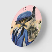 Paris Dreams Clock Ronde Klok (Hoek)
