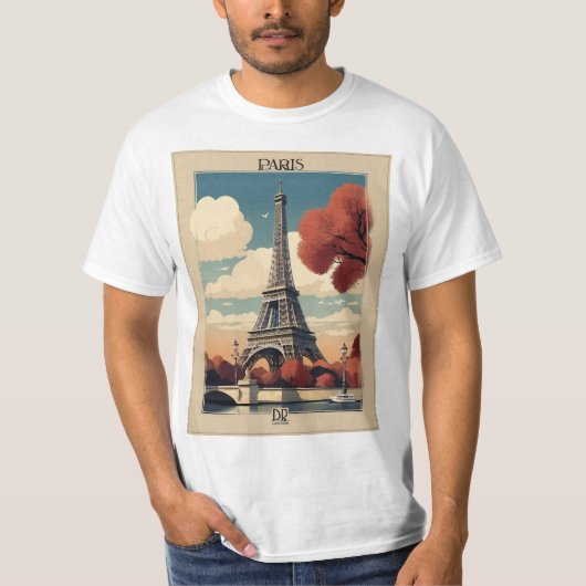  Paris: Een Classic Souvenir T-shirt (Voorkant)