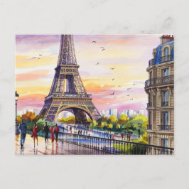 Paris Eifel #1 Briefkaart