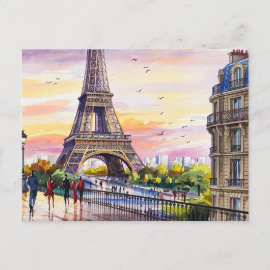 Paris Eifel #1 Briefkaart (Voorkant)