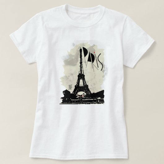 paris eifel tower jnf t-shirt (Design voorkant)