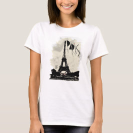 paris eifel tower jnf t-shirt
