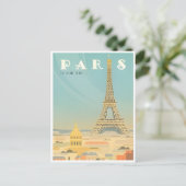 Paris eiffel torenarchitectuur frans Briefkaart (Staand voorkant)