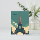 Paris eiffel torenarchitectuur frans Po Briefkaart (Staand voorkant)