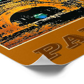 Paris Eiffel Tower - 02 - reisposter Poster (Hoek)