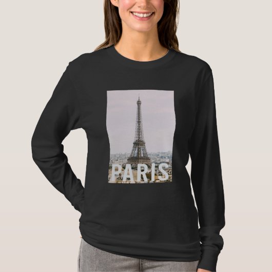 Paris  Eiffel Tower  Aesthetic Design  Classic T-shirt (Voorkant)