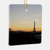 Paris Eiffel Tower at Sunset Christmas Ornament (Rechts)