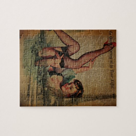 paris eiffel tower bachelorette legpuzzel (Horizontaal)