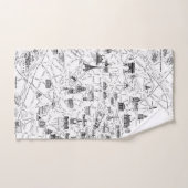 Paris Eiffel Tower Bad Handdoek (Handdoek)