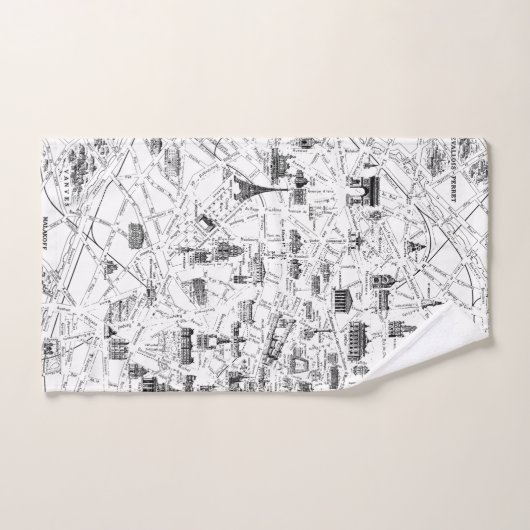 Paris Eiffel Tower Bad Handdoek (Handdoek)