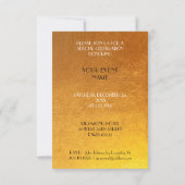 Paris Eiffel Tower Balloons White Gold Kaart (Achterkant)