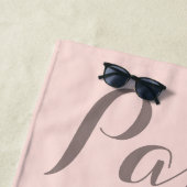 Paris Eiffel Tower Bathroom Beach Strandlaken (In situ)