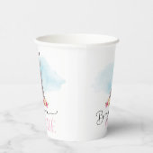 Paris Eiffel Tower Bonjour Baby Cups Papieren Bekers (Rechts)