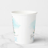 Paris Eiffel Tower Bonjour Baby Cups Papieren Bekers (Rechts)