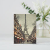 Paris Eiffel Tower Briefkaart (Staand voorkant)
