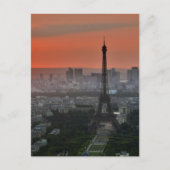 Paris Eiffel Tower Briefkaart (Voorkant)