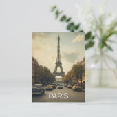 Paris Eiffel Tower Briefkaart (Staand voorkant)