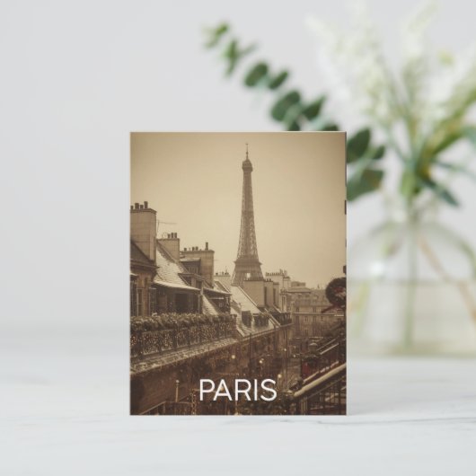 Paris Eiffel Tower Briefkaart (Staand voorkant)