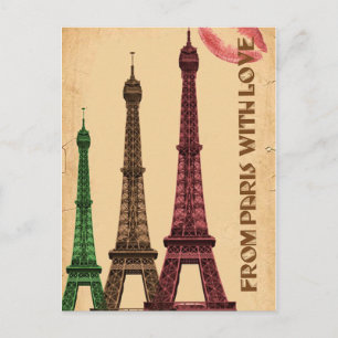 Paris Eiffel Tower Briefkaart