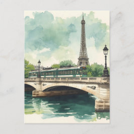 Paris Eiffel Tower Briefkaart