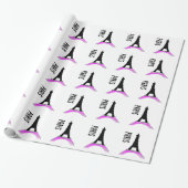 Paris Eiffel Tower Cadeaupapier (Uitgerold)