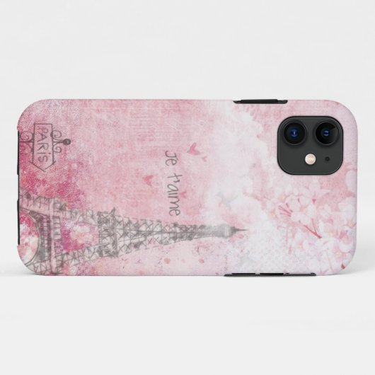 Paris Eiffel Tower Case-Mate iPhone Case (Achterkant (horizontaal))