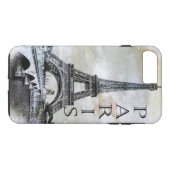 Paris Eiffel Tower Case-Mate iPhone Case (Achterkant (Horizontaal))