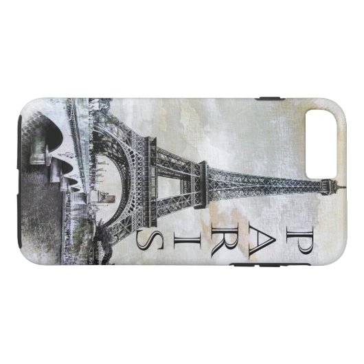 Paris Eiffel Tower Case-Mate iPhone Case (Achterkant (Horizontaal))