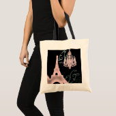 Paris Eiffel Tower Chandelier vintage Tote Bag (Voorkant (product))
