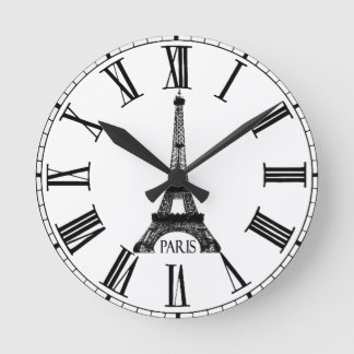 Paris Eiffel Tower Clock French Ronde Klok