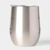 Paris Eiffel Tower Design Thermische Wijn Tumbler (Rechts)