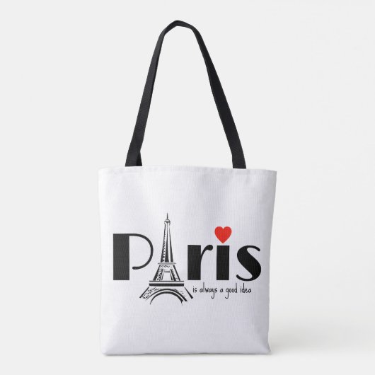 Paris Eiffel Tower Design Tote Bag (Achterkant)
