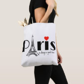 Paris Eiffel Tower Design Tote Bag (Dichtbij)
