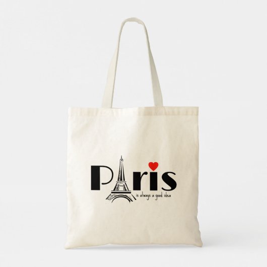 Paris Eiffel Tower Design Tote Bag (Achterkant)